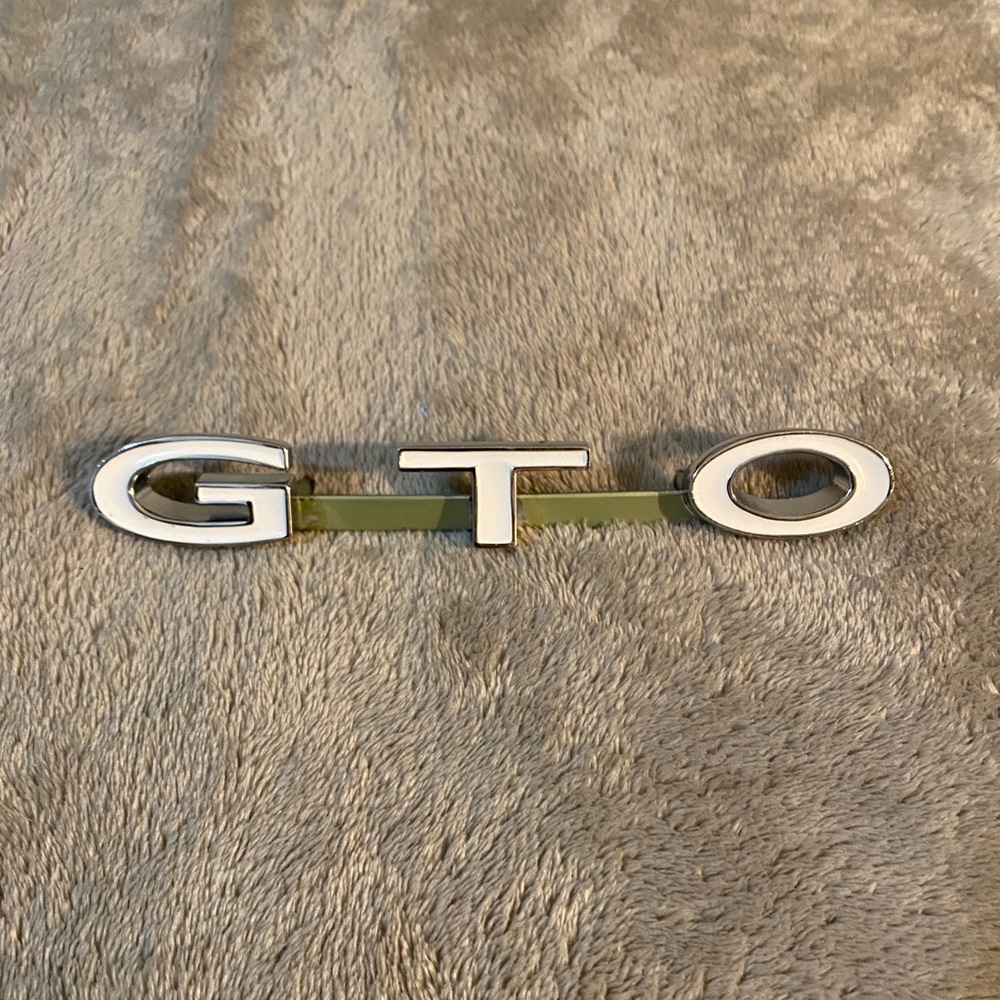 Vintage 60’s Pontiac GTO car label